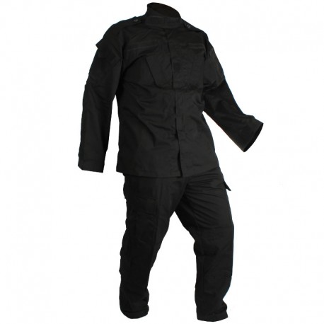 Combat Uniform – 2 Piece Set – Pants and Jacket – Black