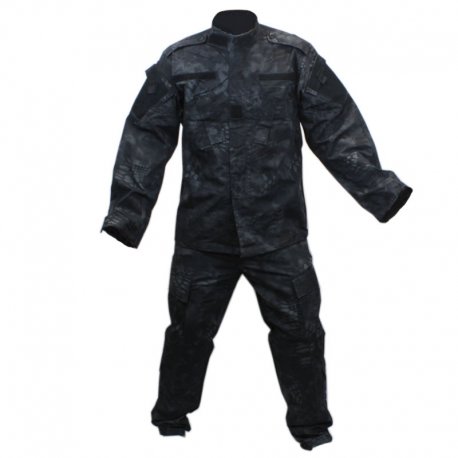 Combat Uniform – 2 Piece Set – Pants and Jacket – Mamba Night