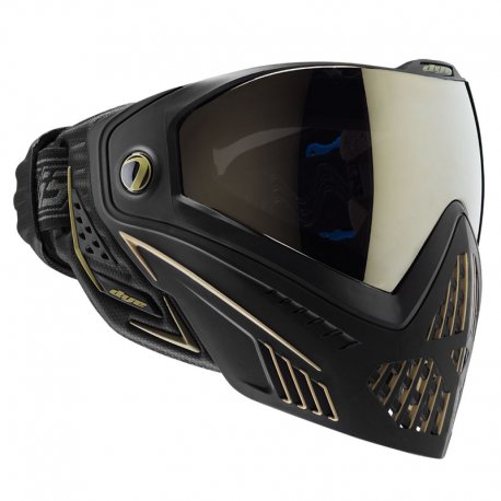 DYE i5 Paintball Mask Thermal ONYX GOLD Black/Gold