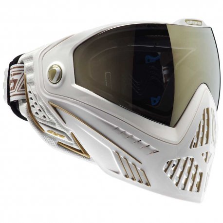 DYE i5 Paintball Mask Thermal White/Gold