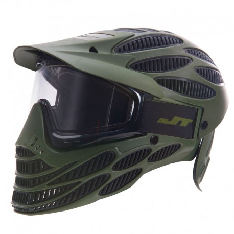 JT Flex 8 Full Coverage Paintball Mask Thermal Olive