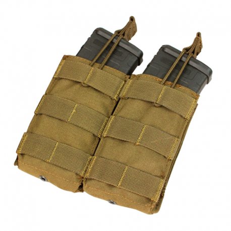 Condor Double Open Top M4/M16 Mag Pouch – Coyote Brown
