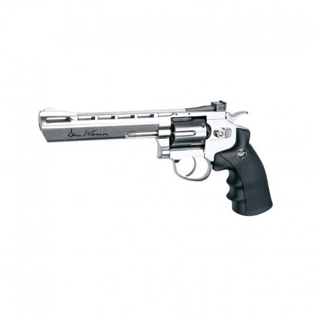 Dan Wesson 4.5mm Revolver 6″ Silver Airgun