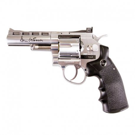 Dan Wesson Airsoft Gun Revolver 4″ Silver
