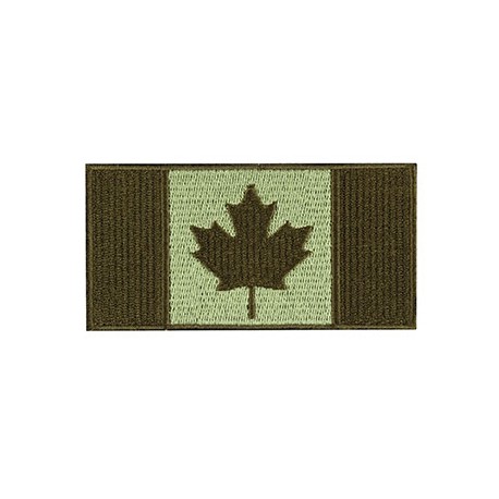 Patch – Canadian Flag – 4X2 – Olive