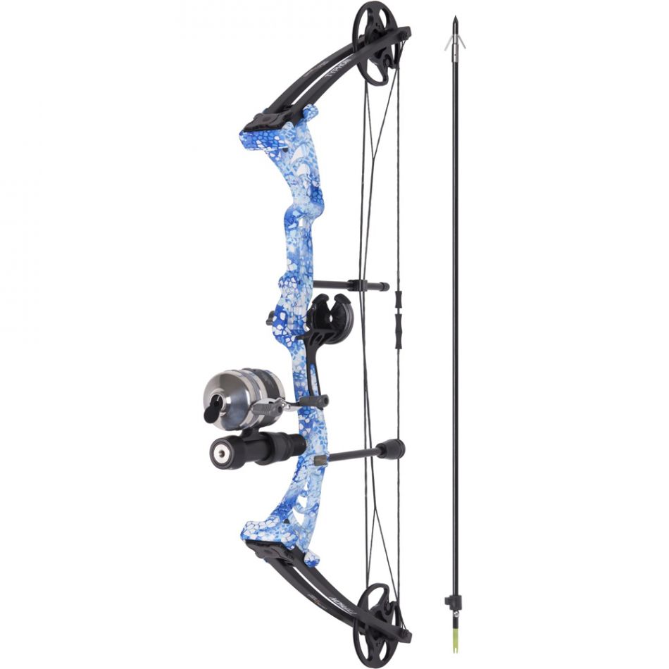 AVCT40KT : Typhon Compound Bowfishing Kit 15-55# Bow, Reel, Line, rest and  Arrow