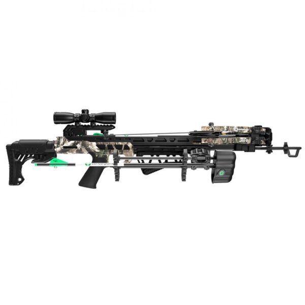 AXCH200FCK : Heat™ 425 Compound Crossbow w/ 3x 20″ Carbon 4×32 Scope Quiver Rail Lube & Rope Cocker