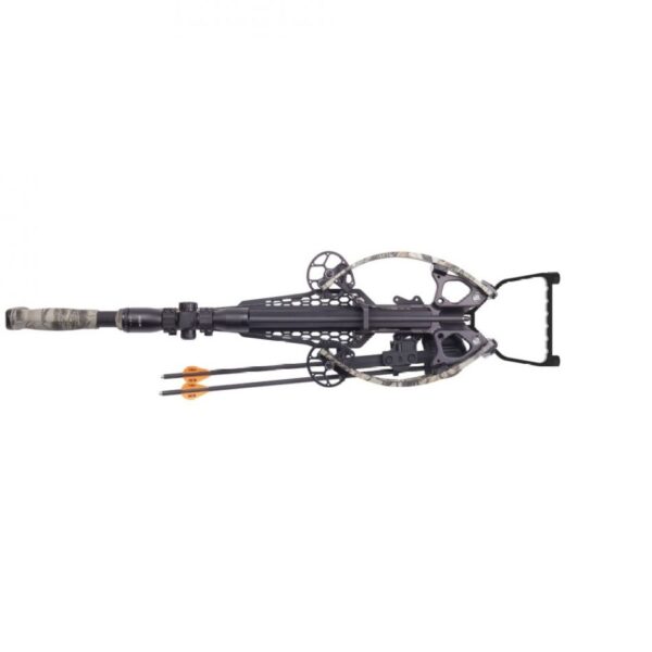 AXCV200TPK : CP400 Compound Xbow 3×20″ carbon arrows 3x32mm scope quiver rope cocker rail lube