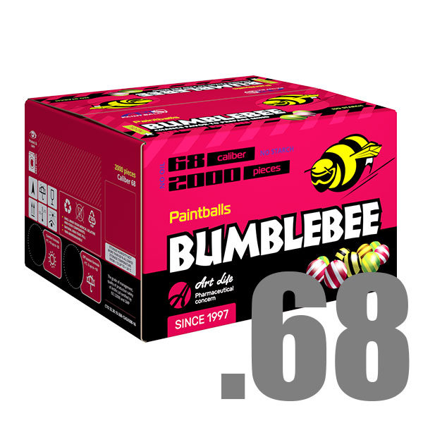 Bumblebee – Yellow/Black Shell, Yellow Fill