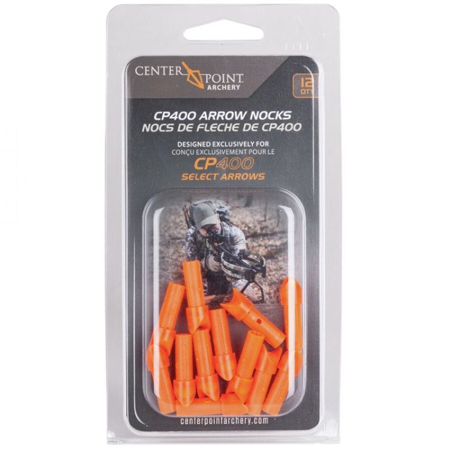 AXCP4N12PK : CP400 Arrow Nocks Twelve Pack Designed Exclusively for use with CP400 Select Arrows