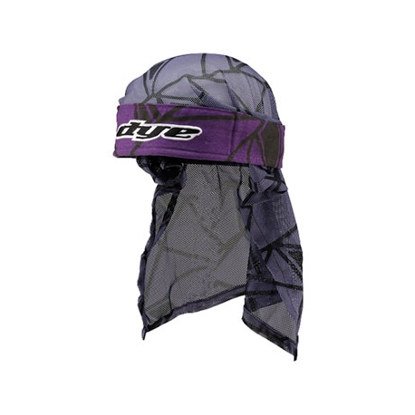Dye Head Wrap Infused Purple/Black/Grey
