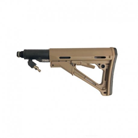 Killhouse Weapon Systems CTR Stock With Metal Gas Through Stock Insert - Tan