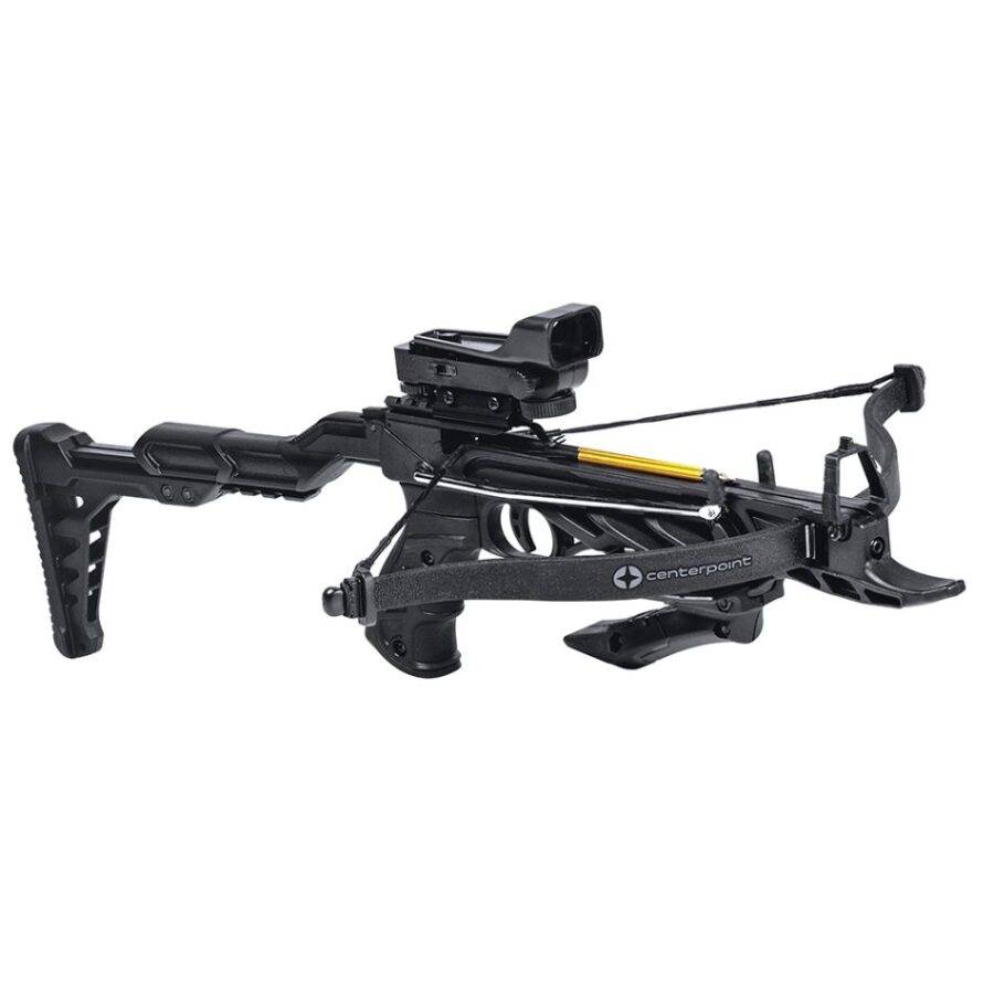 C0011 : Hornet Mini recurve Crossbow with reflex red dot sight & three 6 inch bolts. 191 Fps
