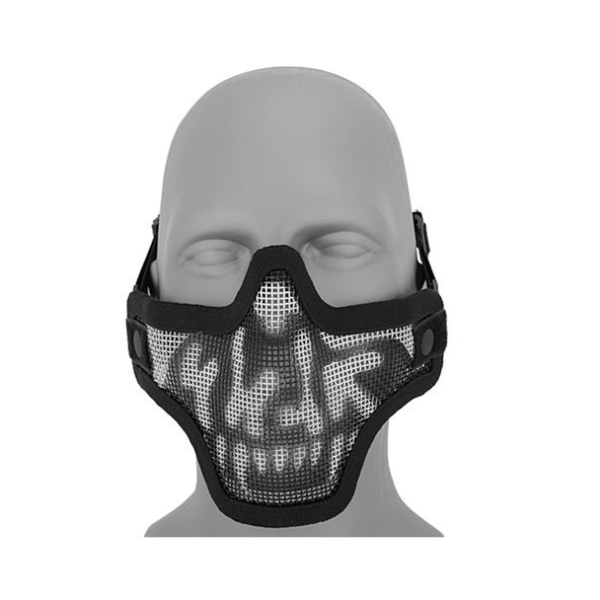 Lancer Tactical Metal Mesh Half-Mask Skull