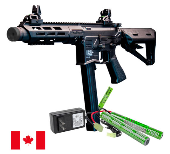 Valken ASL+ Series Kilo45 AEG Airsoft Rifle w/ Battery & Charger Combo - Canada