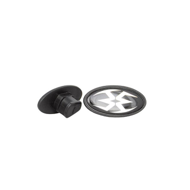 Empire Vents Lens Retainer (L&R) - Silver/Black