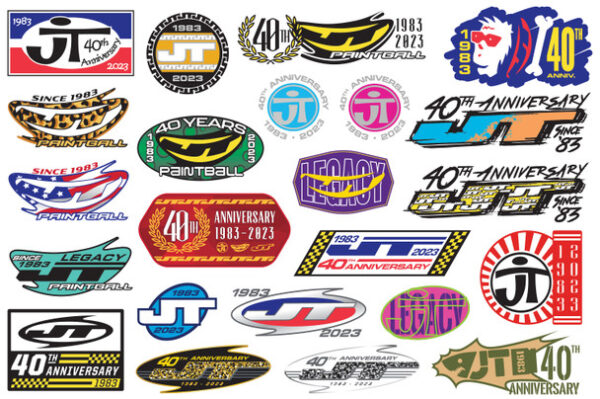 JT 40th Anniversary Sticker Sheet