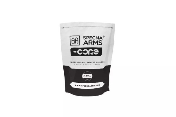 Specna Arms Airsoft 6mm BB CORE 0.25g 1KG (4000ct) – White