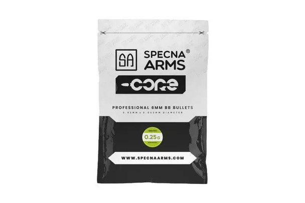 Specna Arms Airsoft 6mm BIO BB CORE 0.25g 1000ct White