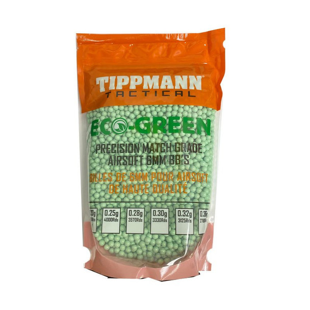 Tippmann Airsoft 6mm BIO BB 0.28g 1KG – Light Green