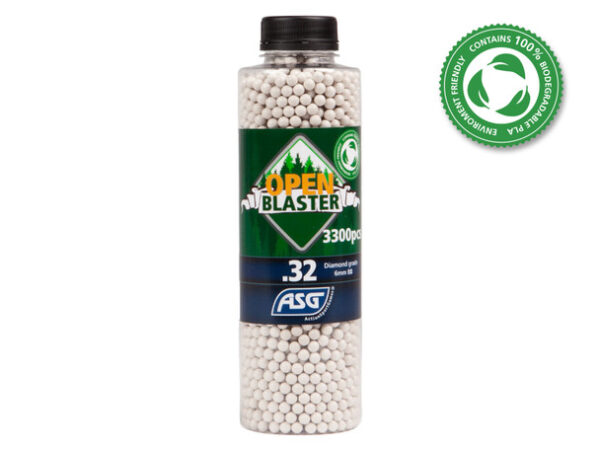 ASG Open Blaster 6mm Airsoft BIO BB .32g 3300ct White