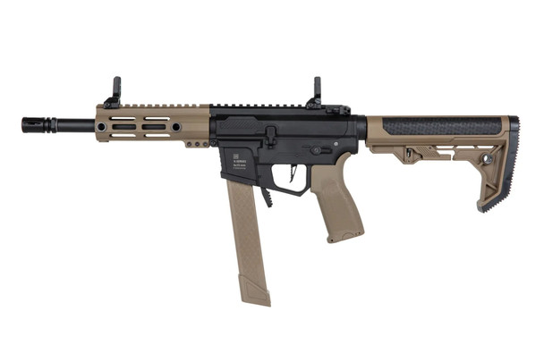 Specna Arms FX01 SMG FLEX Gate X-ASR Airsoft gun Black/Tan