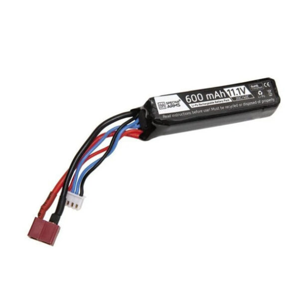 Specna Arms 11.1V 600 mAh 20/40C Li-Po PDW Deans Airsoft Battery