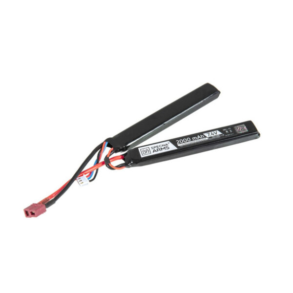 Specna Arms 7.4V 1200 mAh 15/30C Li-Po 2 Panel Deans Airsoft Battery