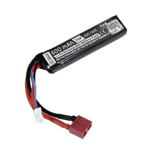 Specna Arms 7.4V 600 mAh 20/40C Li-Po PDW Deans Airsoft Battery