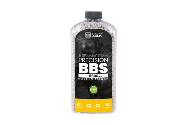 Specna Arms Airsoft 6mm BIO BB EDGE Ultra 0.30g Bottle 5600ct – White