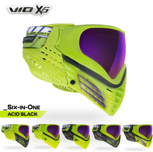 Virtue VIO X6 Paintball Goggle – Acid Black