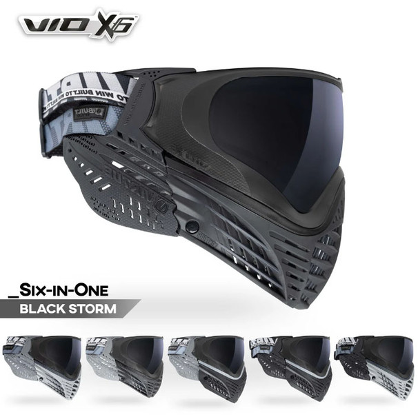 Virtue VIO X6 Paintball Goggle – Black Storm