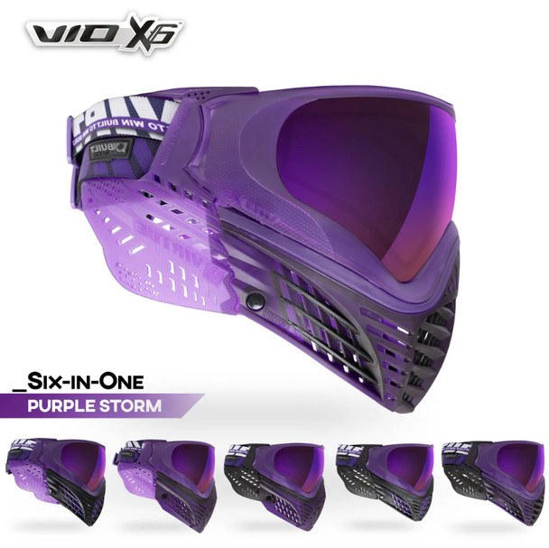 Virtue VIO X6 Paintball Goggle – Purple Storm