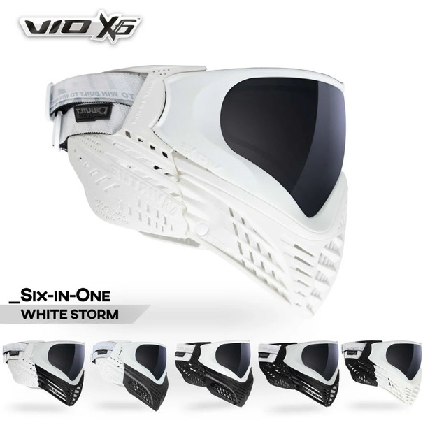 Virtue VIO X6 Paintball Goggle – White Storm