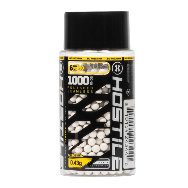 HK Army Hostile Airsoft BIO BB .43G 1000ct White