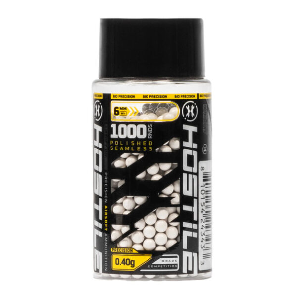 HK Army Hostile Airsoft BIO BB .40G 1000ct White