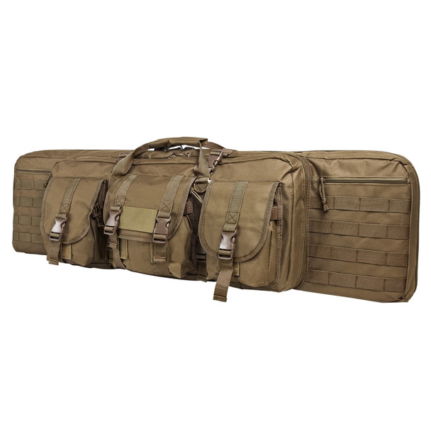 VISM Double Rifle Gun Bag 42 Inch Tan