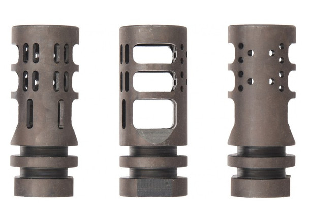 Atlas Custom Works -14mm CCW Airsoft Muzzle Flash Hider – Black Atlas Custom Works -14mm CCW Airsoft Muzzle Flash Hider – Black - Image 2