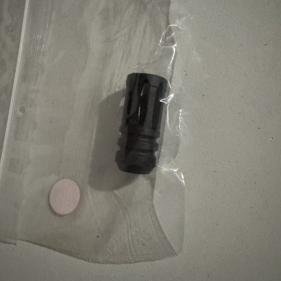 GI Birdcage Flash Hider - Black - CLEARANCE