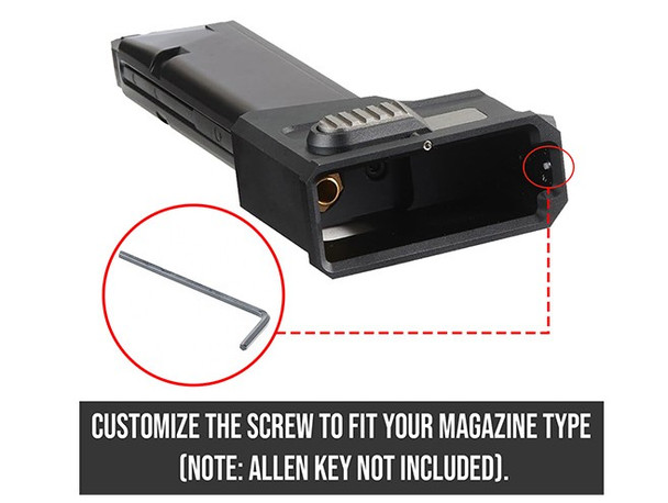 Lancer Tactical HPA M4 Magazine Adapter Hi-Capa Pistols – Black Lancer Tactical HPA M4 Magazine Adapter Hi-Capa Pistols – Black - Image 4