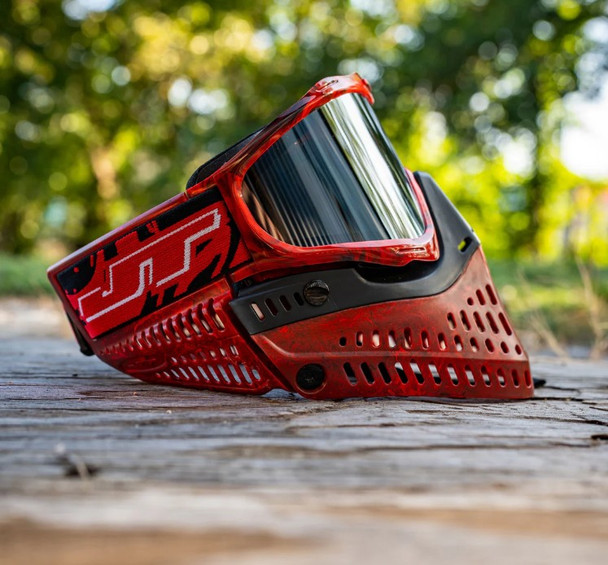 JT Proflex LE Home Edition Paintball Goggle – Marble Red/Black