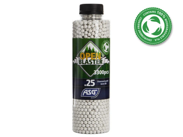 ASG Open Blaster 6mm Airsoft BIO BB .25g 3300ct White