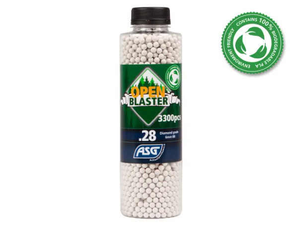 ASG Open Blaster 6mm Airsoft BIO BB .28g 3300ct White