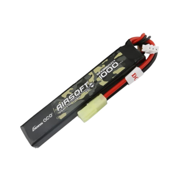 Gens Ace 7.4V 1000 mAh 25C Li-Po Stick Airsoft Battery