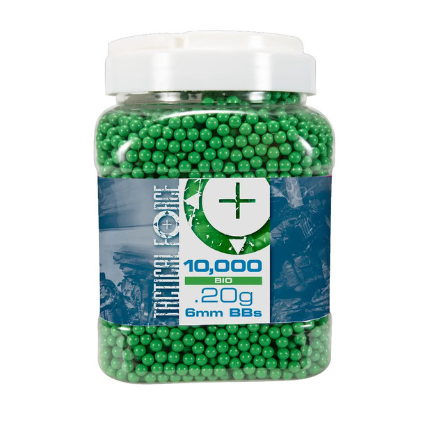 Tactical Force 0.20g Airsoft BIO BBs Green 10,000ct