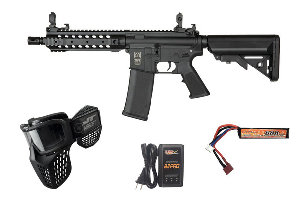 Specna Arms F01 FLEX Gate X-ASR Carbine Airsoft Rifle Starter Package – Black