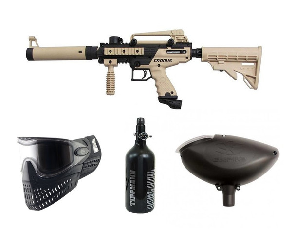 Cronus Tactical Expert Paintball Gun Package Tan