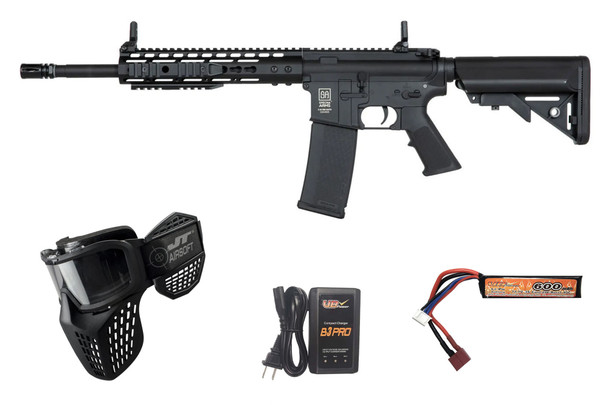 Specna Arms C09 CORE ETU Carbine Airsoft Rifle Starter Package – Black