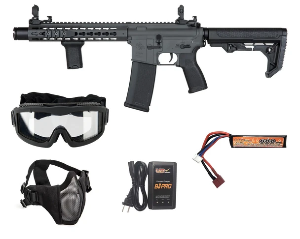 Specna Arms E07 EDGE HAL ETU Light Ops Airsoft Starter Package Grey Specna Arms E07 EDGE HAL ETU Light Ops Airsoft Starter Package Grey