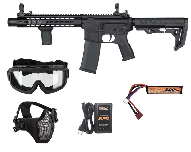 Specna Arms Gen 2 E07 EDGE HAL2 ETU Light Ops Airsoft Starter Package Black Specna Arms Gen 2 E07 EDGE HAL2 ETU Light Ops Airsoft Starter Package Black